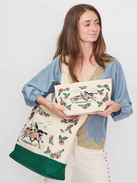 Derby Tote, Cream