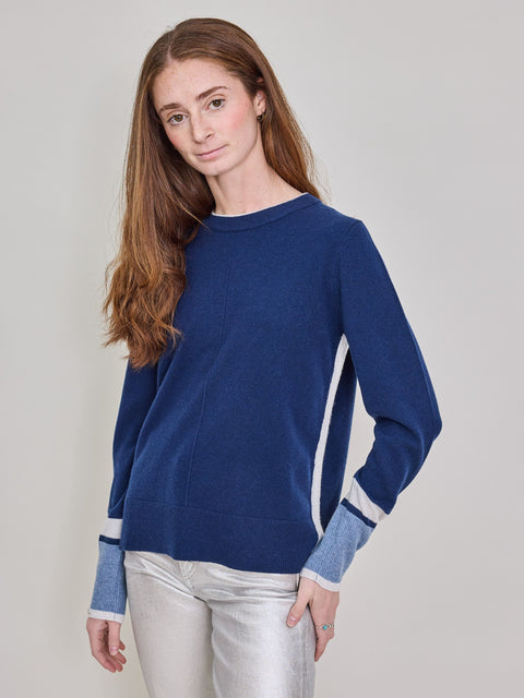 Color Play Crew, Navy