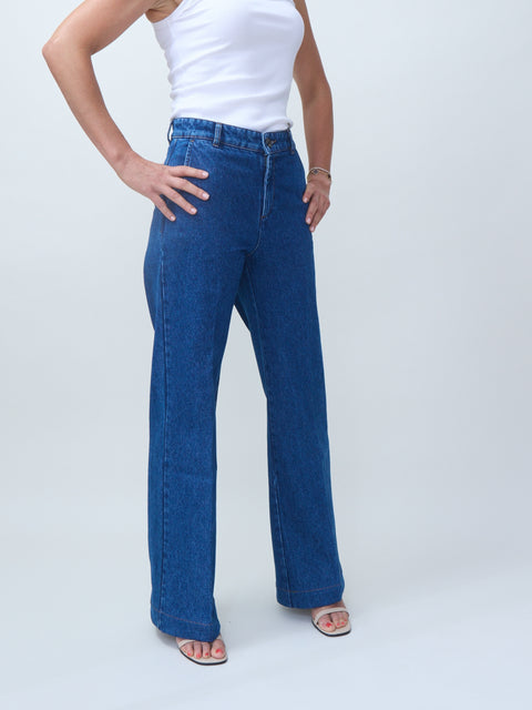 California, blue denim
