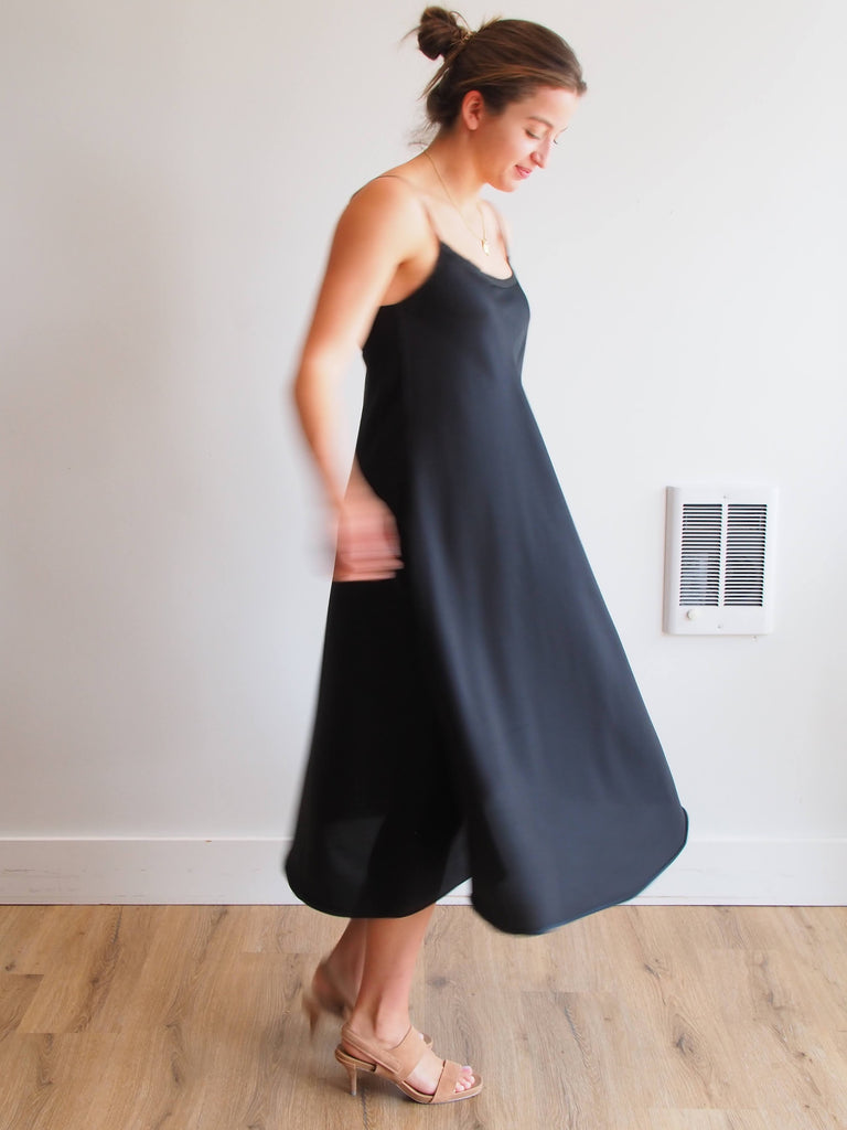 Paper Bag Dress, Black