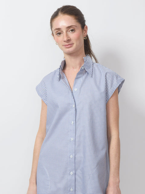 Candice DC Shirtdress, mini windowpane
