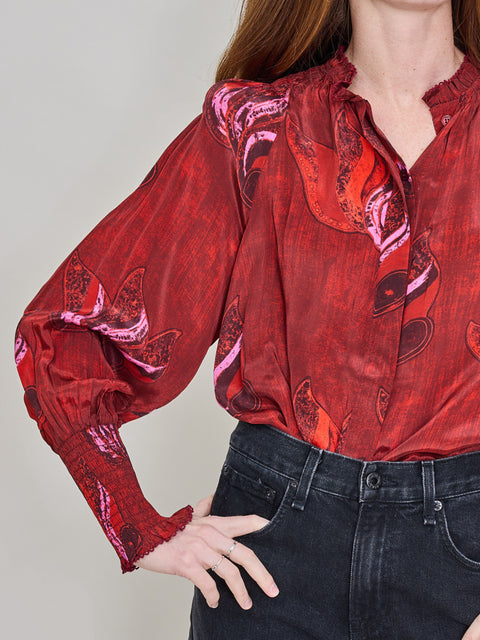 Julieta Blouse, Red