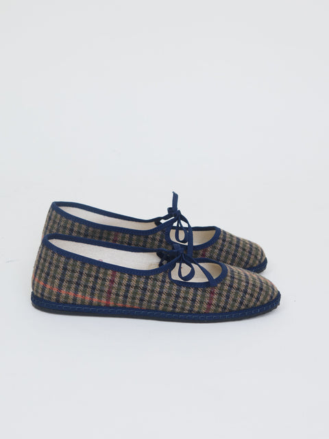 Brigitte Wool, green/blue