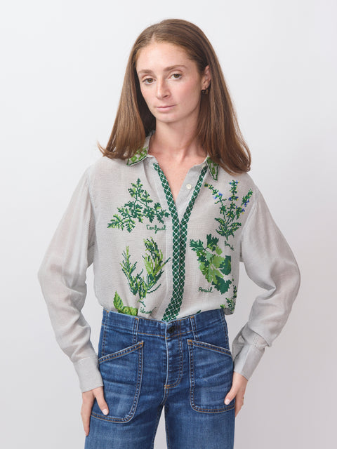 The Assia Shirt, Green