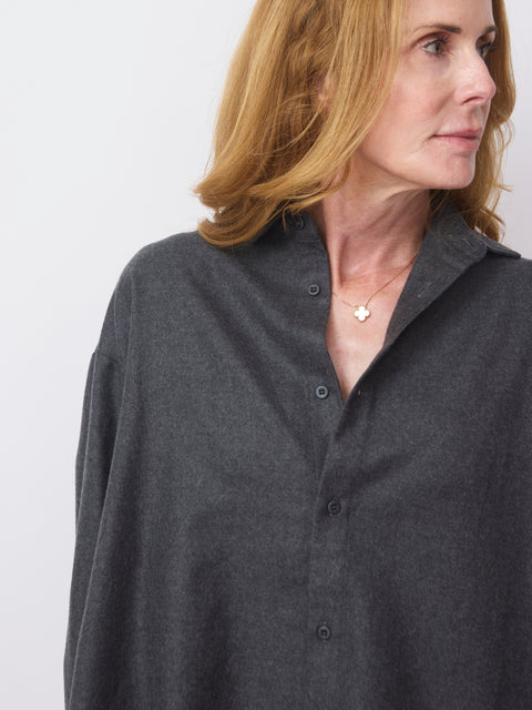 Camicia Quadra Top, Ferro