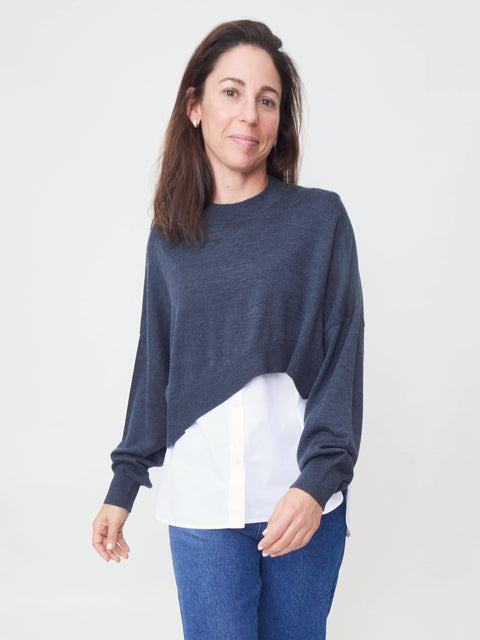 2-Piece Pullover, grey