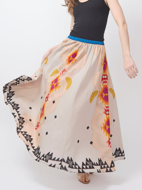 Efe Cotton Skirt, creams