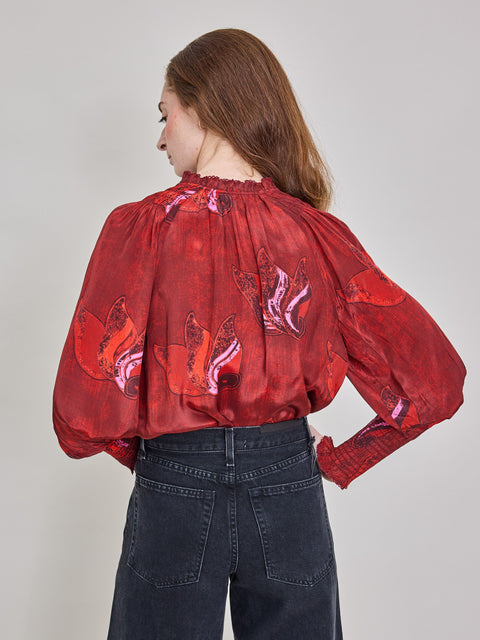 Julieta Blouse, Red