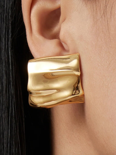 Sundra Earrings, gold