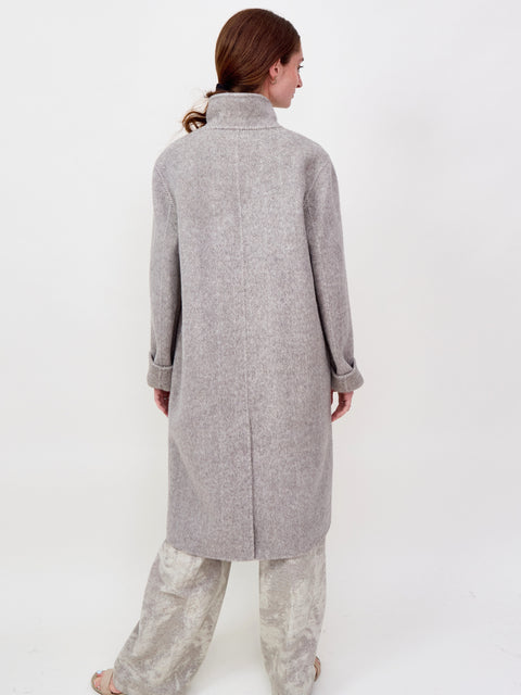 Herringbone Coat, Taupe