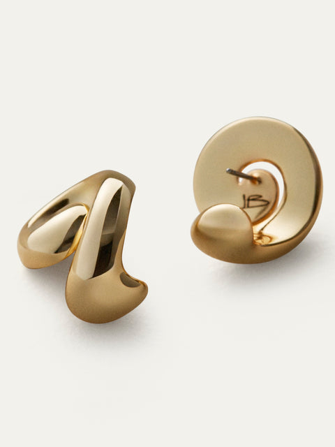 Gio Earrings, Gold