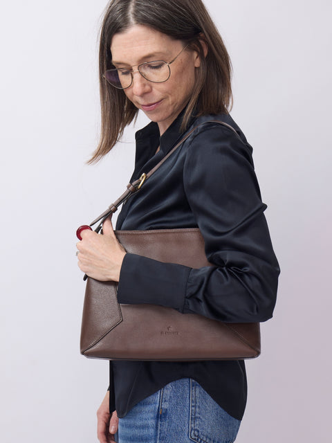 Storia Shoulder, Marrone Tabacco