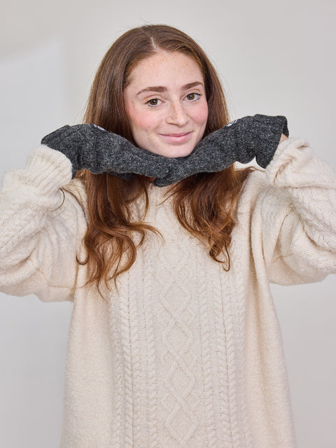 Basic Wool Glove, Charcoal