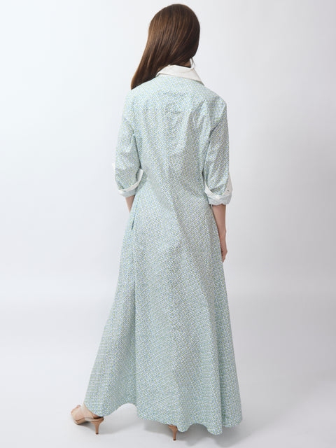 Groovy Shirtdress, blue