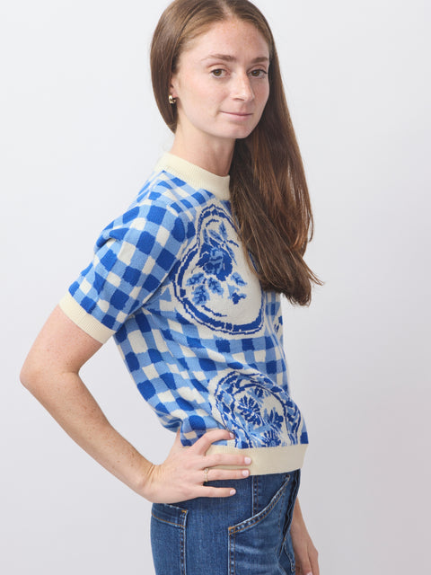 The Axelle Sweater, Blue