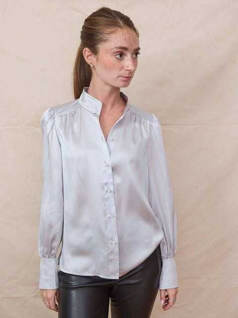 High Profile Blouse, Ecru