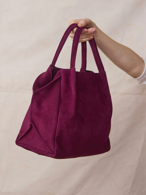 Zoe Tote, Mulberry Suede