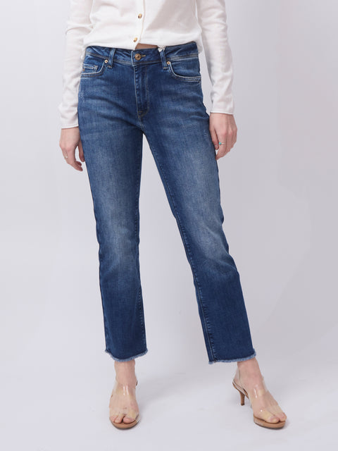 Vic Crop, Classic Blue