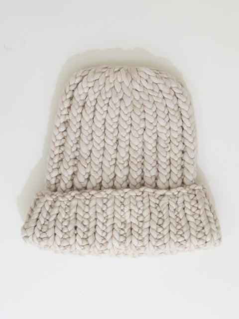 Soft Wool Roving hat, fog
