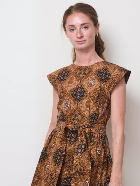 Tulsa Dress, Geo Bandana