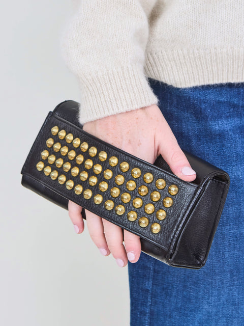 Cami Tosca Clutch, black/brass