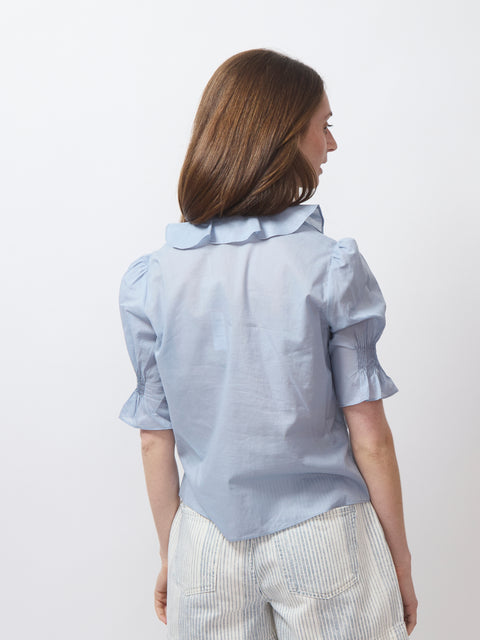 Romantic Blouse, chambray