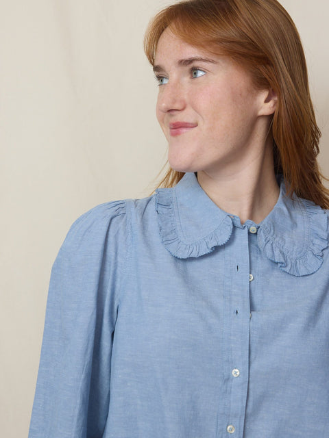 Hemmingway Top, Chambray