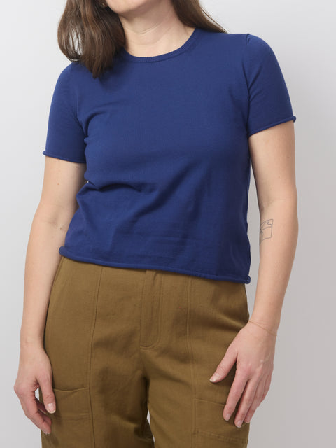 Short Sleeve Sweater, Ink
