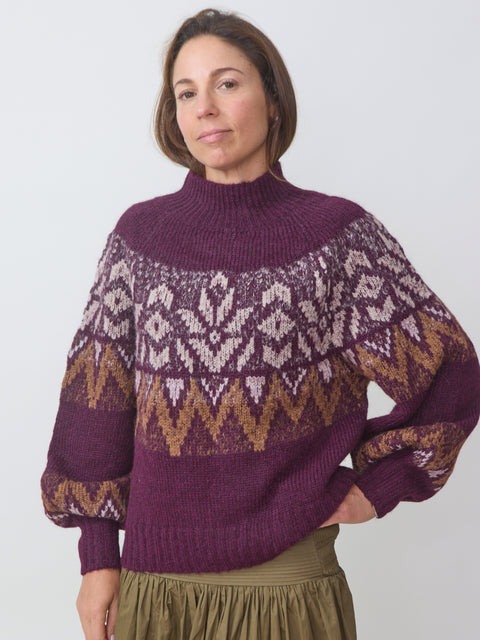 Lilith Turtleneck, Bordeaux