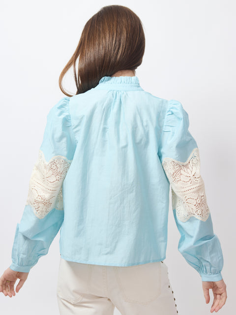 Annabel Sky Prima Lace Shirt