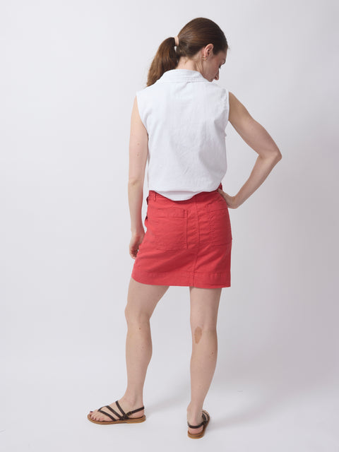 Olivia, White Tattered Denim