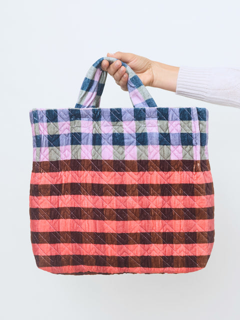 Plaid Tote