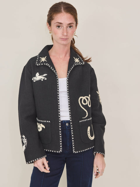Francis Tattoo Jacket, Noir