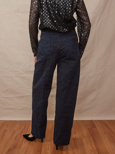 Nara Pant, Blue Leopard