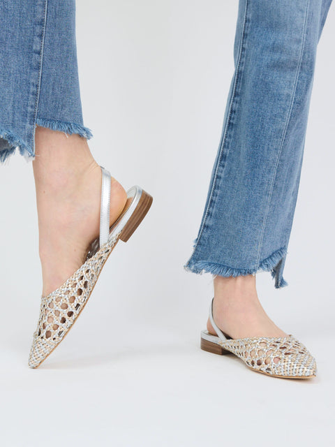 Patty Slingback, silver/gold