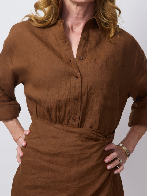 Alexia Wrap Mini, Toffee