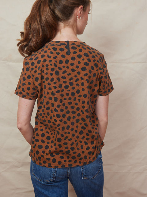 Classic Printed Tee, Cheetah