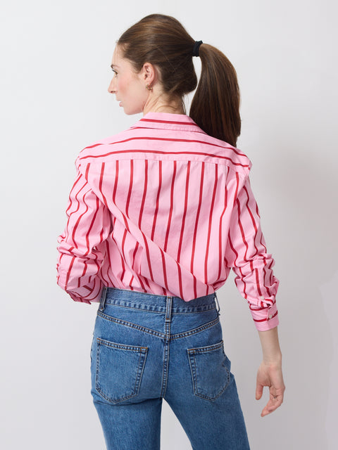 Eileen, pink red stripe