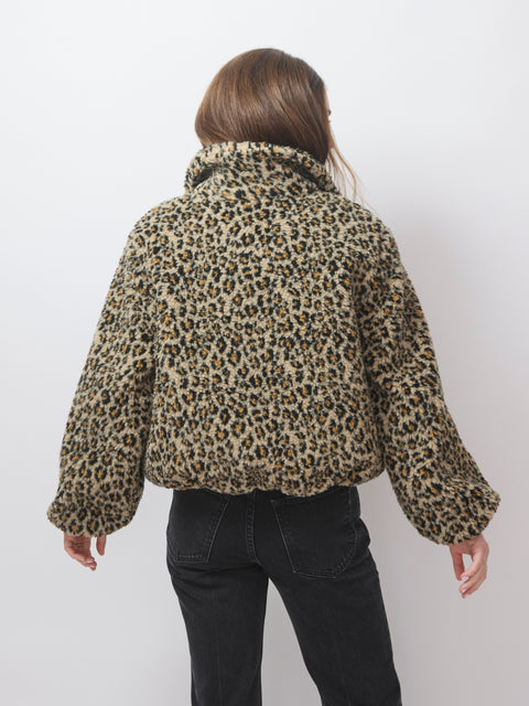 Vail Jacket, Tan Leopard