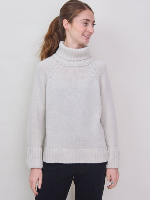 Chunky Turtleneck, chiffon