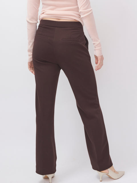 Renee Structured Jersey, Dark Chocolate