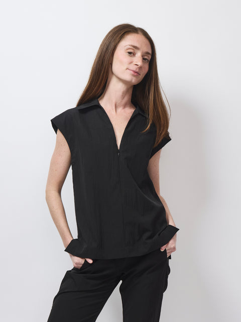 Babe Zip Top, black
