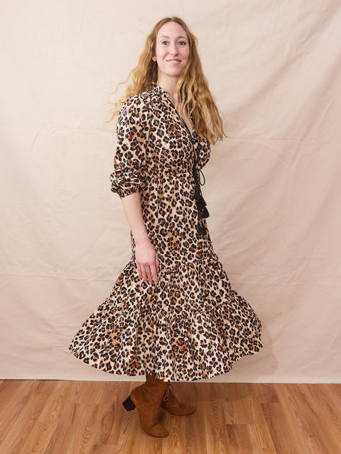 Astrid Dress, Cheetah