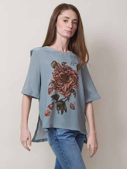 Ring a Ring O'Roses Silk T-Shirt