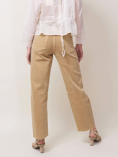 Pixie Ankle Fray, Camel