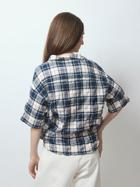 Camicia Ibiza Checks, Panna