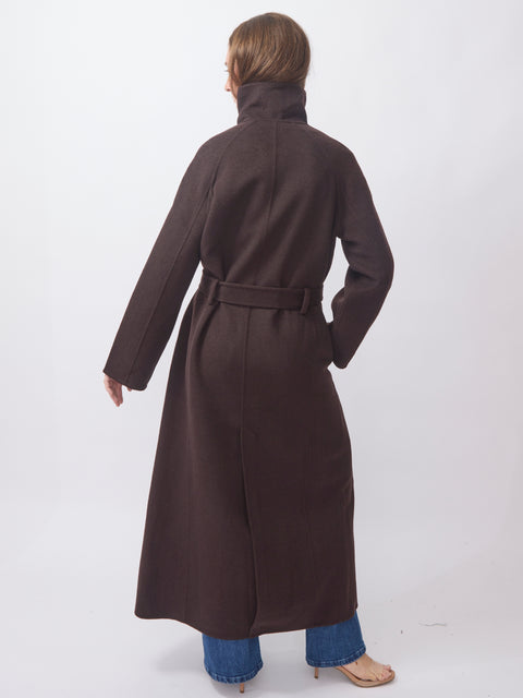 Sahanne Coat, Black Coffee