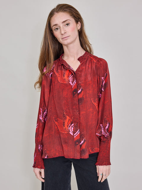 Julieta Blouse, Red