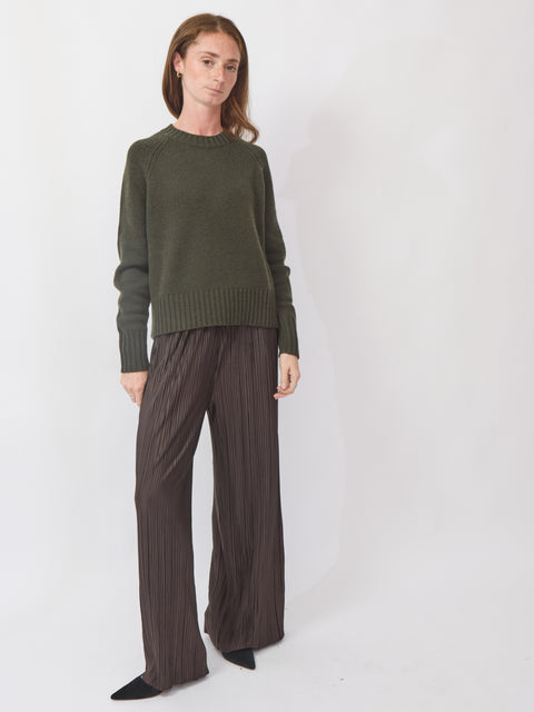 Cozy Raglan Roundneck, Pine Tree