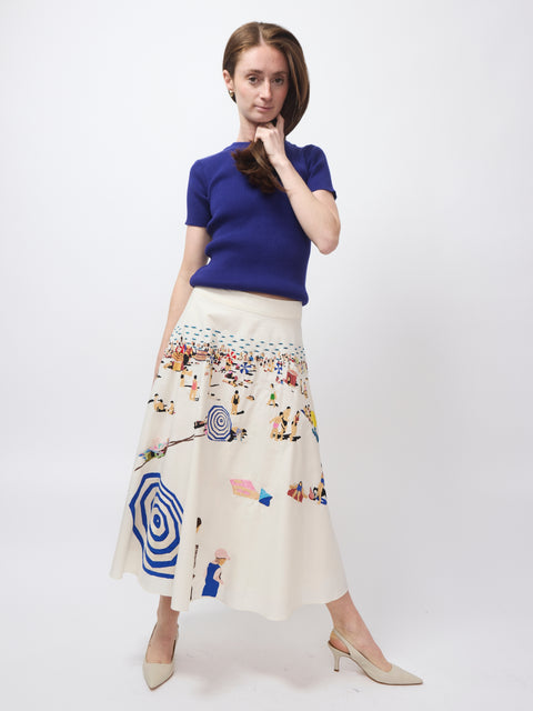 Corfou Skirt, Natural Riviera
